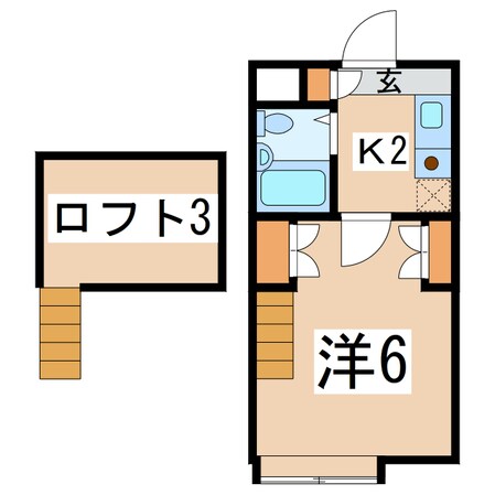 シティパレス諏訪Ⅰの物件間取画像